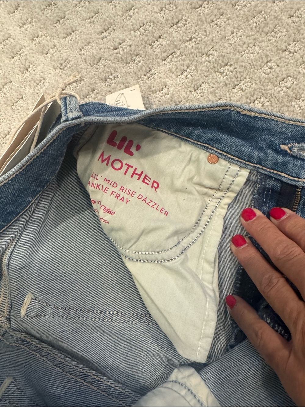 LIL MOTHER DAZZLER MID-RISE ANKLE FRAY BOOTCUT Jeans - Picture 3 of 10